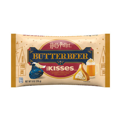 HERSHEY'S KISSES Harry Potterâ„¢ Butterbeer Flavored Kisses, Easter Candy Bag, 9 oz