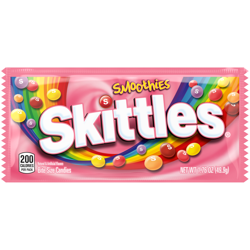 SKITTLES Smoothies Candy, 1.76 oz