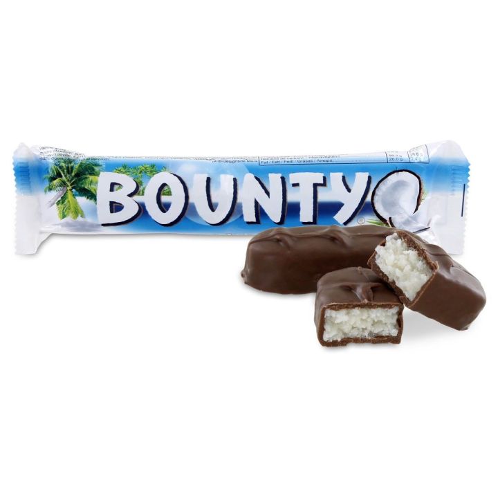 Bounty Coconut Milk Chocolate Duo Bar, 57 g