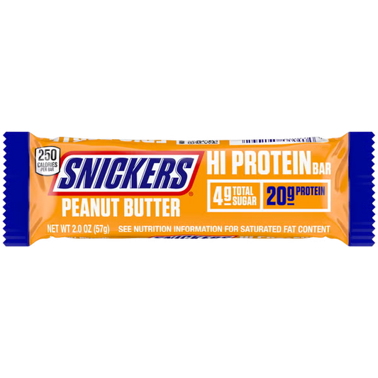 SNICKERS Hi Protein Peanut Butter Bar, 2 OZ