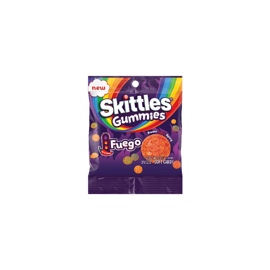 SKITTLES GUMMIES FUEGO PEG PACK 4.2 OUNCES