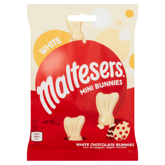 MALTESERS White Chocolate Easter Mini Bunnies Bag 58g
