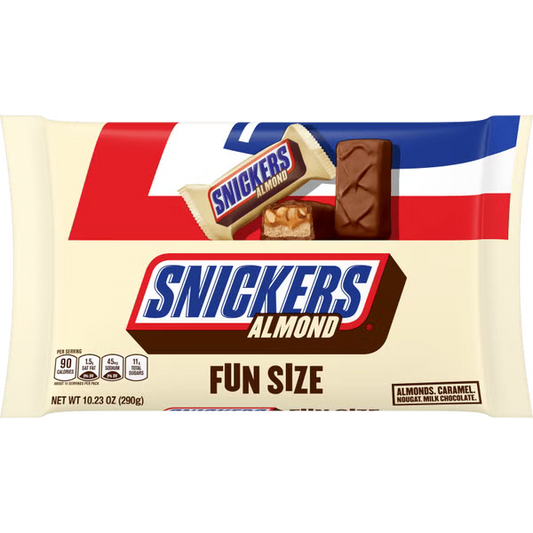 SNICKERS Almond Fun Size Chocolate Candy Bars, 10.23 oz