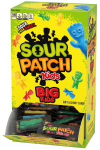 SOUR PATCH KIDS Big Kids Individually Wrapped Soft & Chewy Candy, Bulk Candy, 240 Count Box