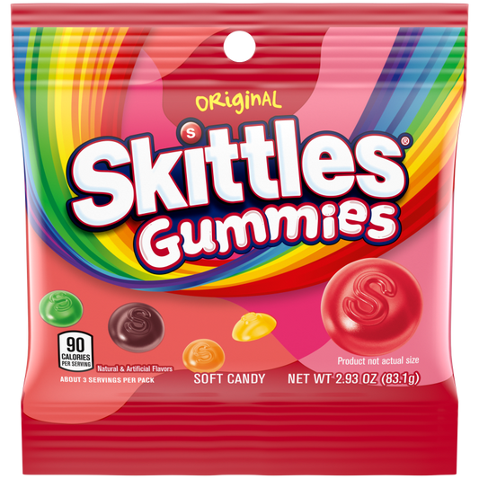SKITTLES Gummies, 2.93 oz