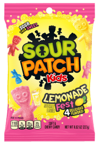 SOUR PATCH KIDS Lemonade Fest Soft & Chewy Candy, 8.02 oz
